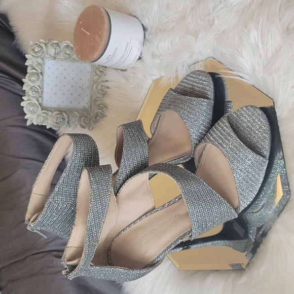 Christian Siriano Shoes - Christian Siriano Silver Stilletos